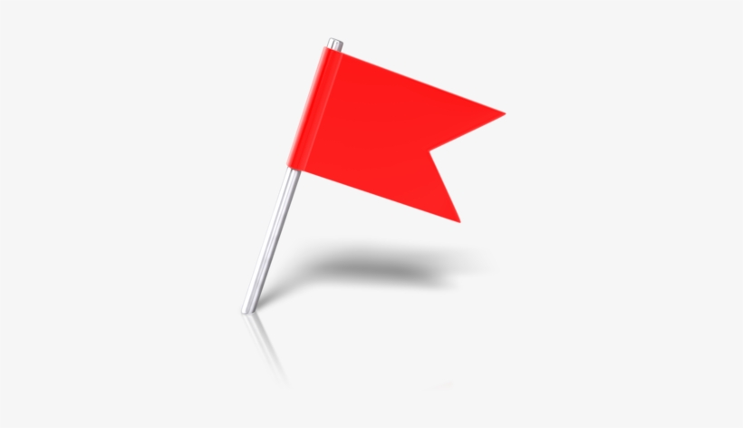 Background - Red Flag Pin Png, transparent png #919790