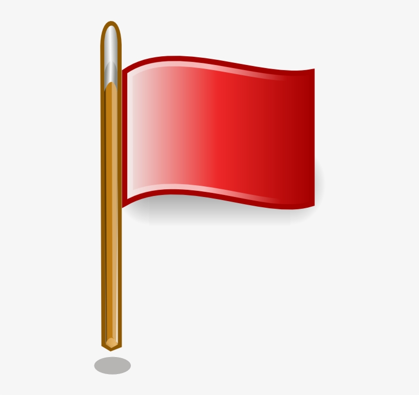 Red Flag Picture - Red Flag Png Icon, transparent png #919811