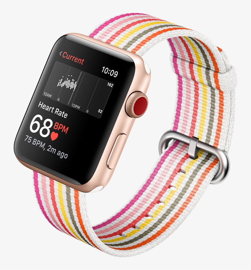 Heart Rate App On Apple Watch Series - Heart Rate Tracking, transparent png #9101686