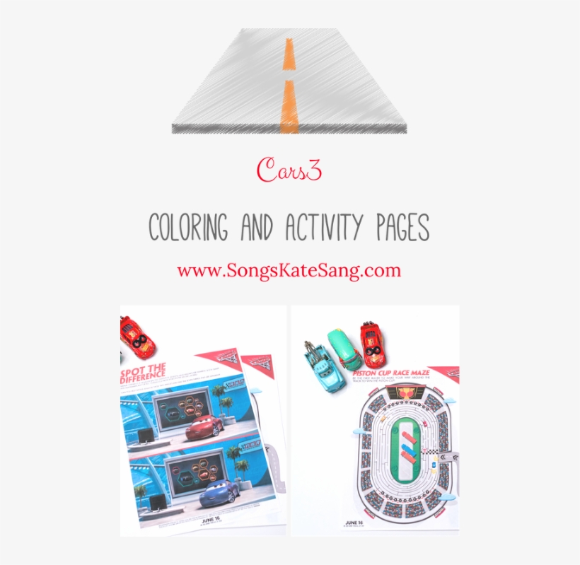 Disney•pixar's Cars 3 Coloring And Activity Pages - Poster, transparent png #9101906