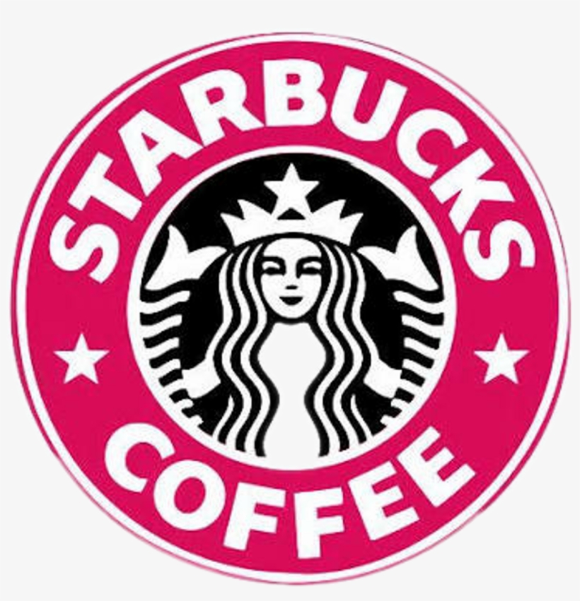 #starbucks #coffe #logo #pink #tumblr #png #stickersalma - Starbucks Logo Tumblr Png, transparent png #9102148