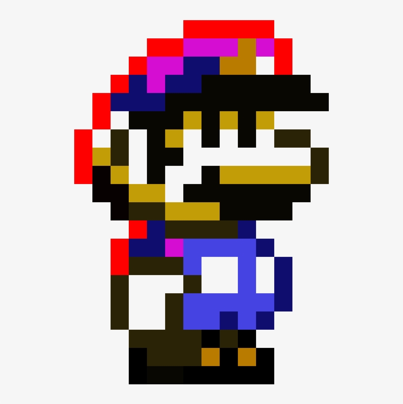 Mario From Super Mario World - Super Mario World Mario Sprite, transparent png #9102526
