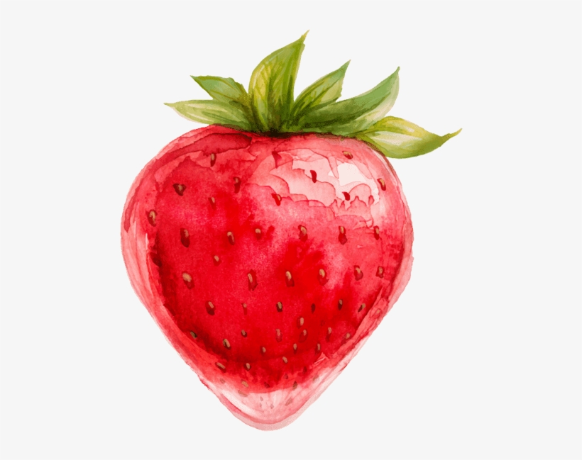 Strawberry Illustration Fruit - نقاشی توت فرنگی با آبرنگ, transparent png #9103163