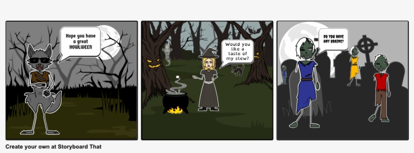 The Spooky Halloween Card - Cartoon, transparent png #9103302