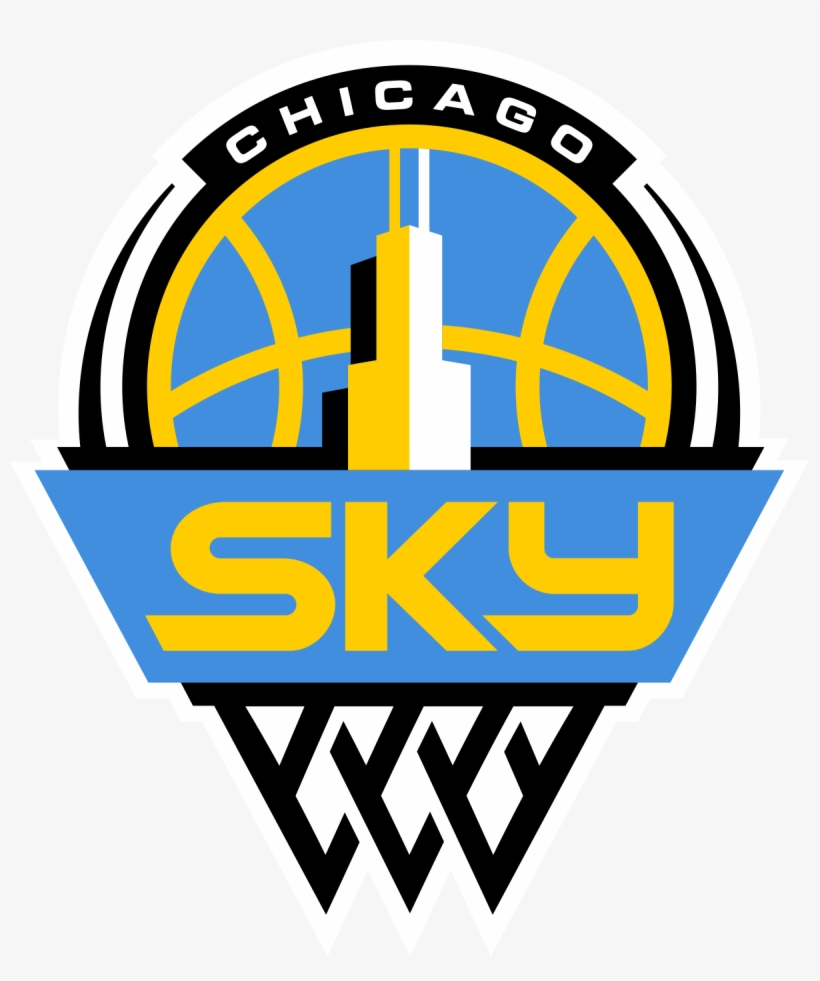 Chicago Sky - Wnba Chicago Sky Logo, transparent png #9103501