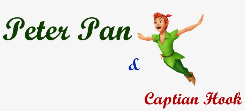 Peter Pan And Captain Hook - Peter Pan, transparent png #9103541