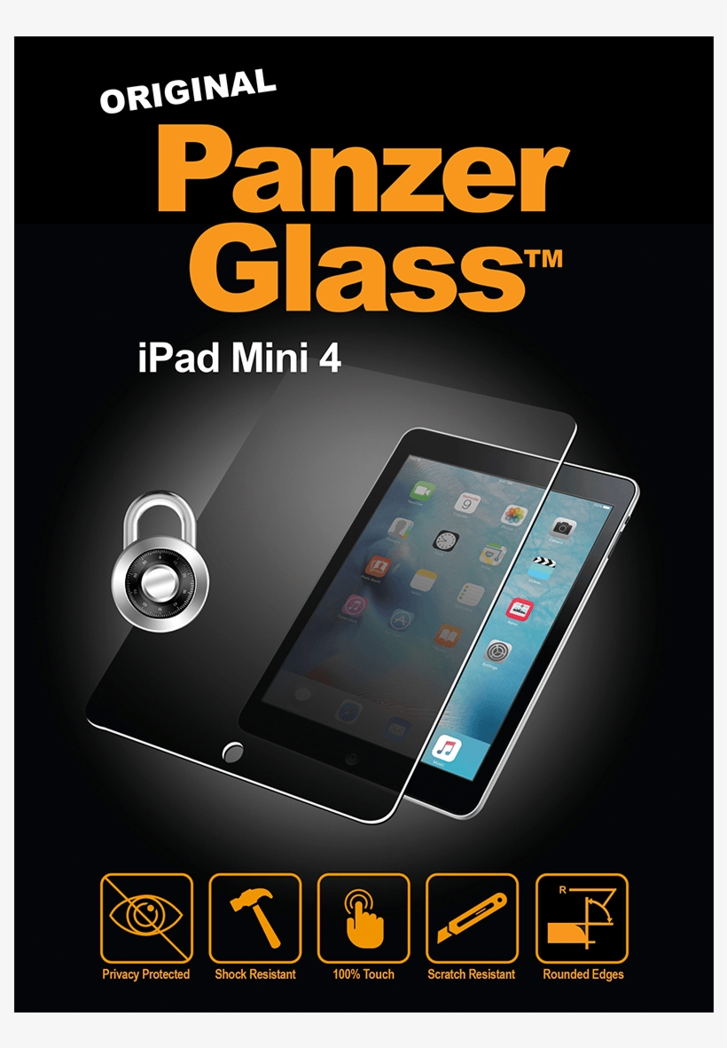 Panzerglass Privacy Screen Protection Ipad Mini - Smartphone, transparent png #9103669