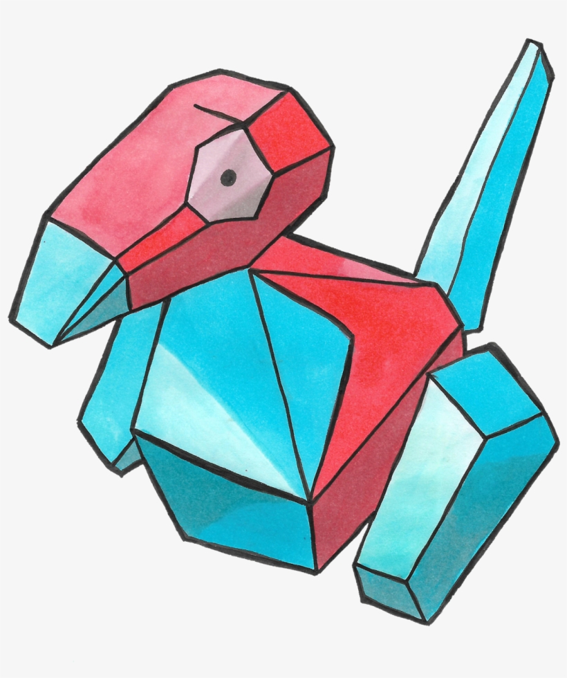 Continuing On My Inktober Pokémon Series - Origami, transparent png #9103931