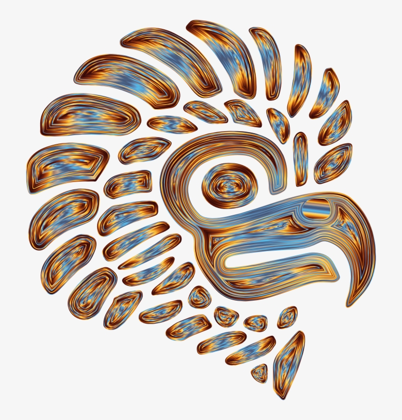 Medium Image - Silhouette Of A Mexican Eagle, transparent png #9104528