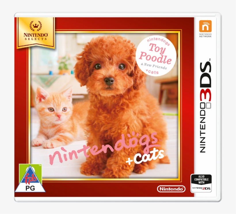 3ds Nintendogs Cats Toy Poodle & New Friends Select - Nintendogs 3ds, transparent png #9104939