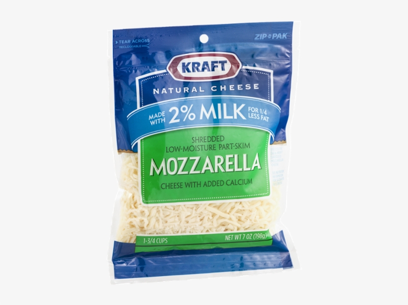 Kraft Finely Shredded Mozzarella Cheese, transparent png #9105451