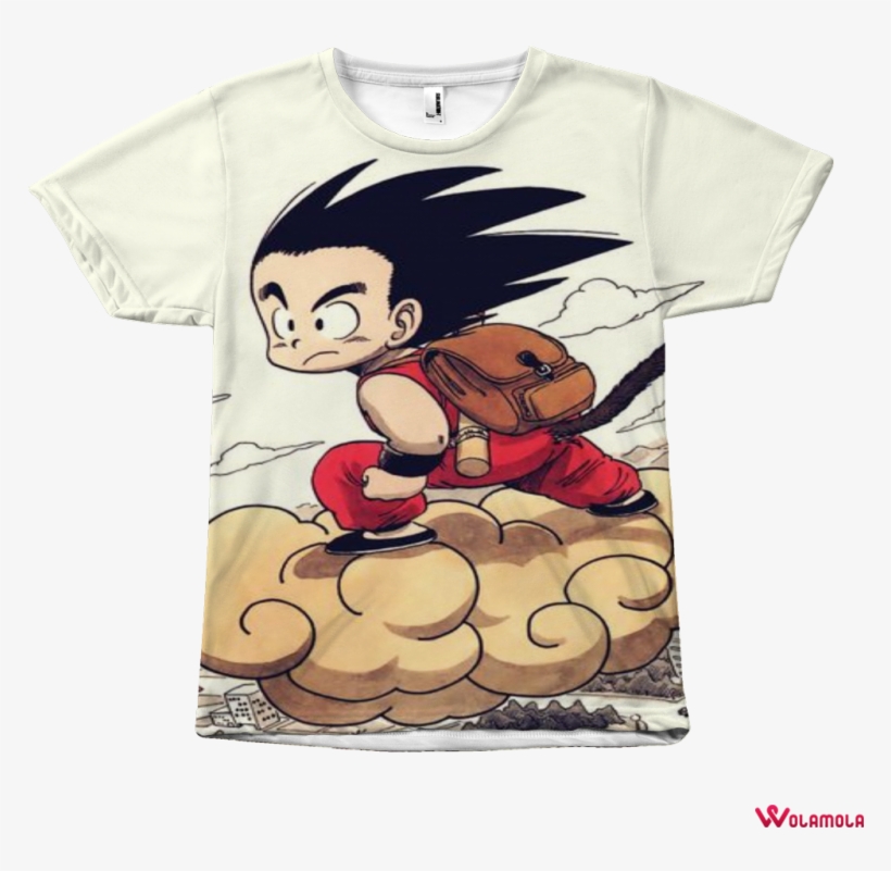 Shop - Goku On Nimbus Art, transparent png #9105627