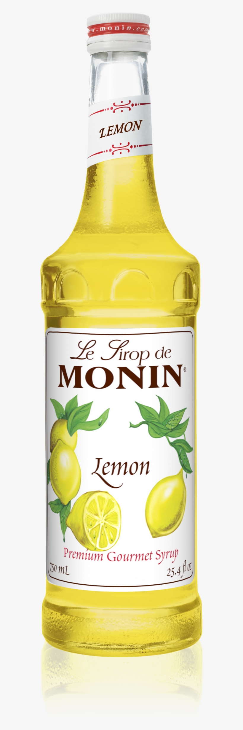750 Ml Lemon Syrup - Monin Lime Syrup, transparent png #9105798