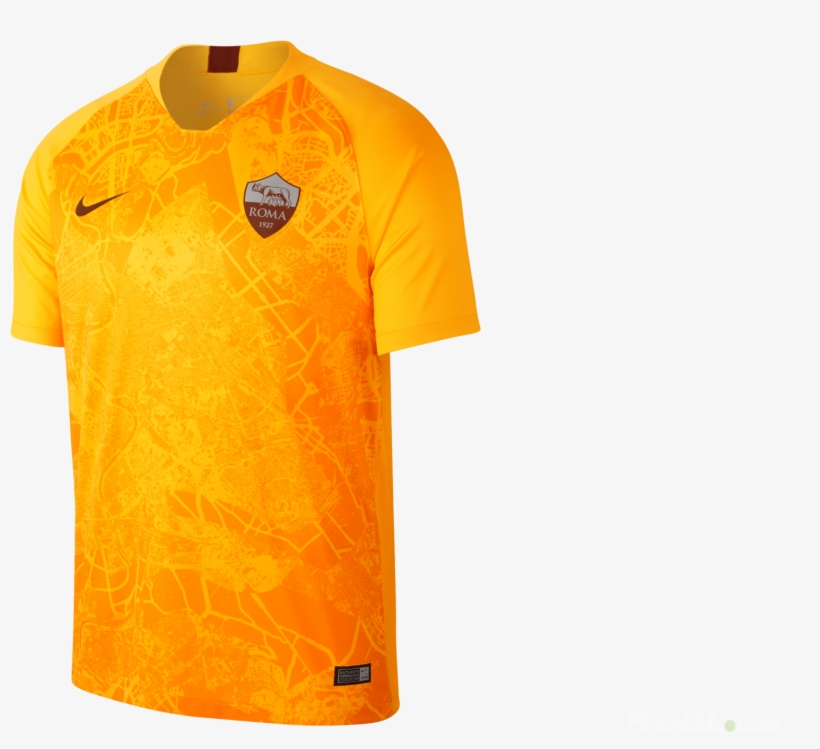 T Shirt Nike Roma 2018/19 Breathe Stadium Third 919018 - Roma Third Kit 18 19, transparent png #9105800