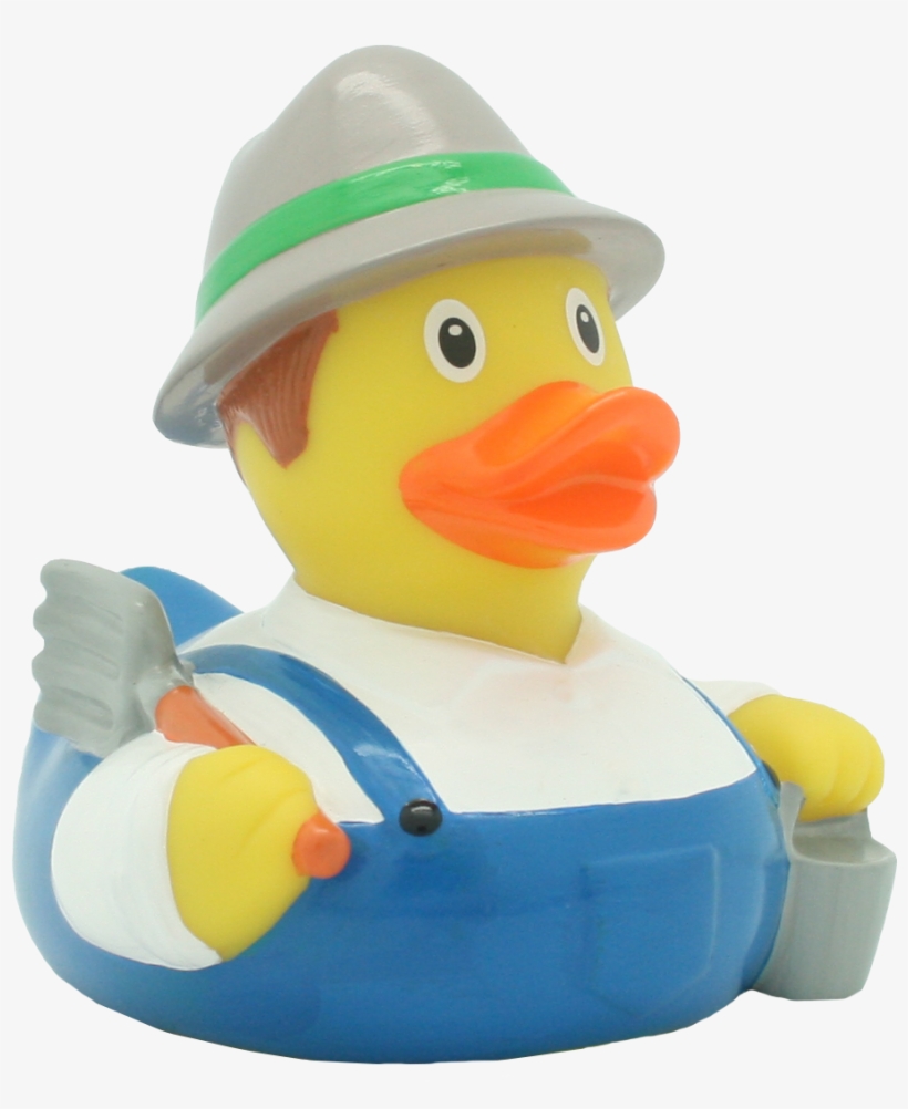 Design By Lilalu - Farmer Duck Rubber Duck, transparent png #9106085