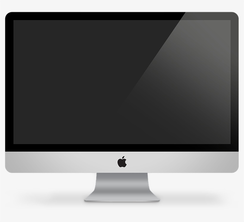 Imac Blank-cropped - Led-backlit Lcd Display, transparent png #9106706