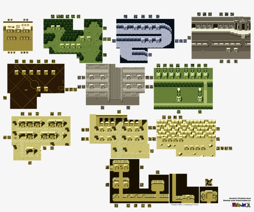 Mario's Picross Maps - Mario Picross 2, transparent png #9106714