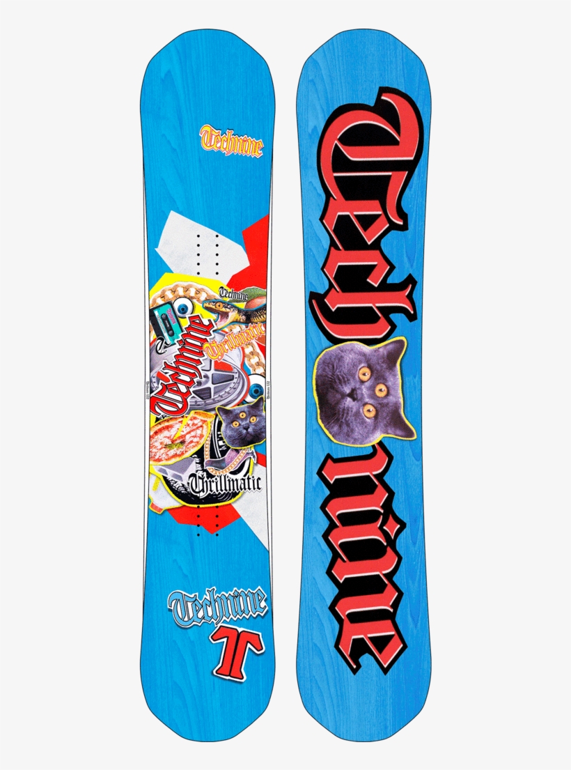 Trilmatic Snowboard F18 Blue - Technine Snowboard, transparent png #9106866