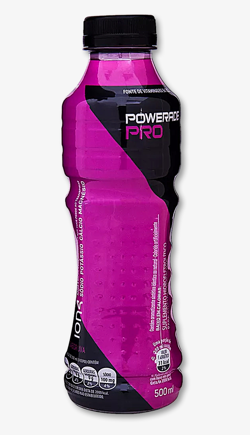 Powerade - Water Bottle, transparent png #9107154