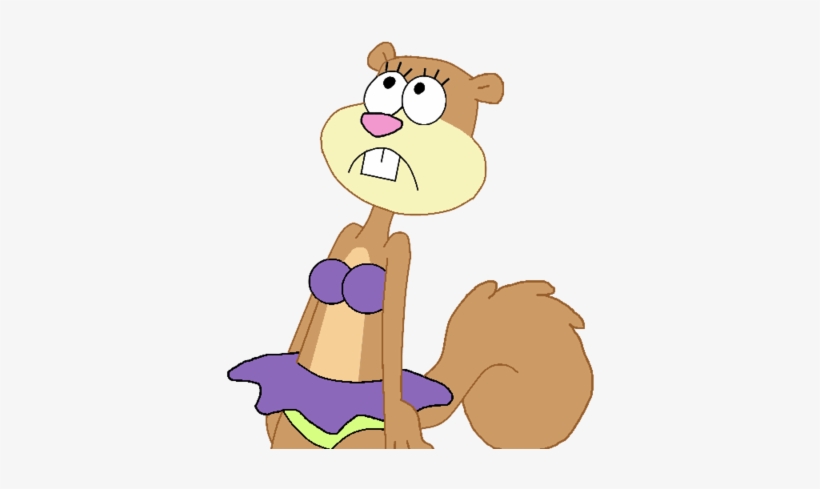 Sandy Looking Up By Seanklaskyn64 - Cartoon, transparent png #9107298