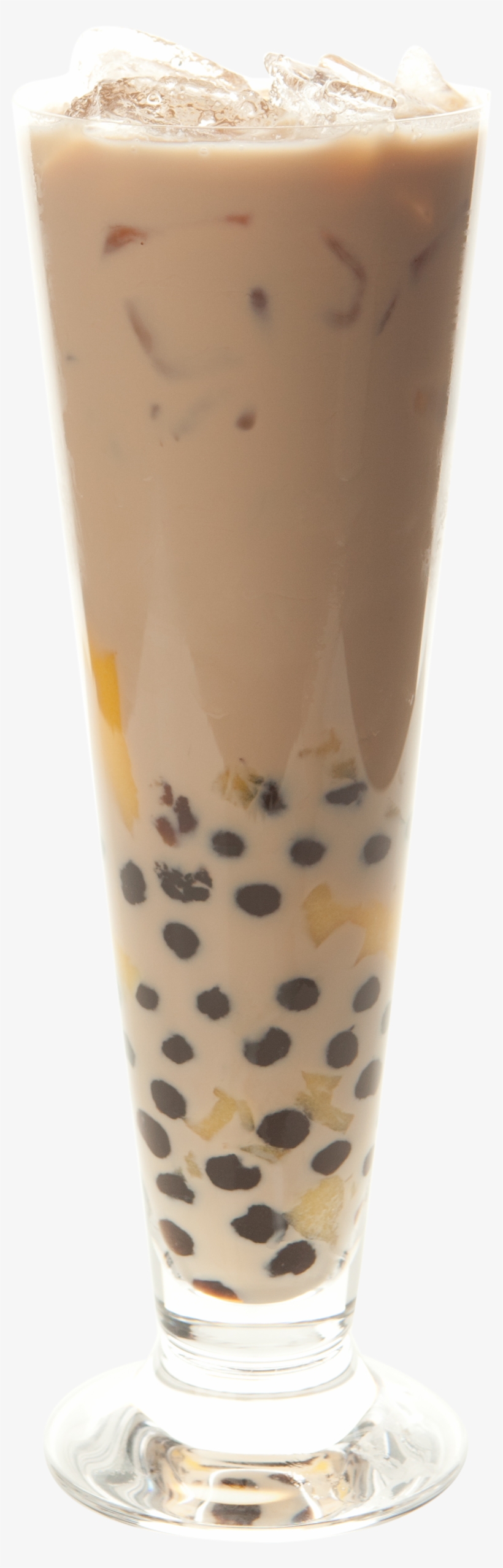 Cream Green Tea With Egg Pudding And Tapioca Tapioca - Milkshake, transparent png #9107783