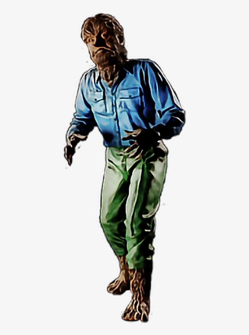 Wolfman Sticker - Illustration, transparent png #9107999