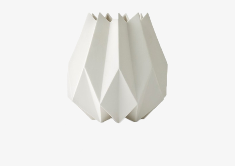 Folded Vase - Large - Modern Vase, transparent png #9108048