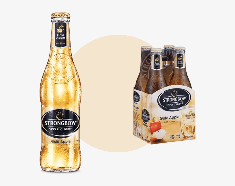 Strongbow Gold Apple - Strongbow Apple Cider Png, transparent png #9108096