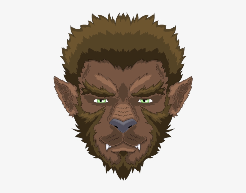 Wolfman Mask - Illustration, transparent png #9108122
