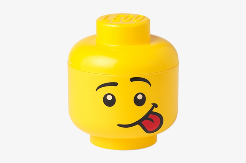 Lego Storage Head Small, transparent png #9108256