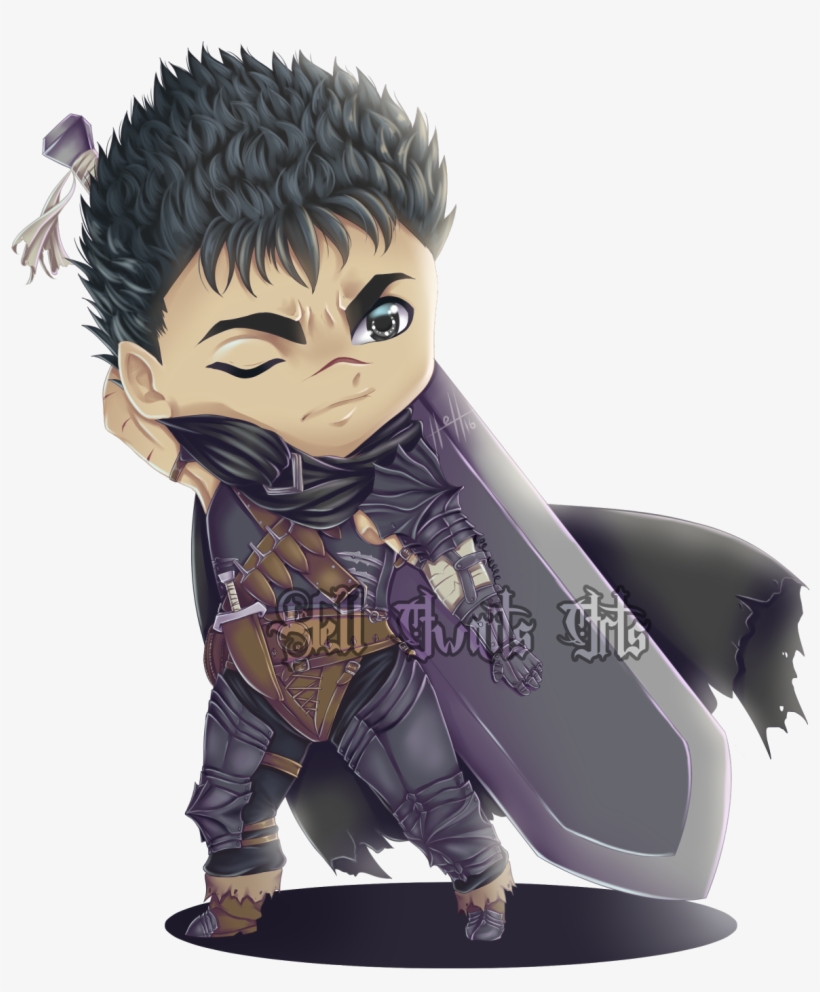 “ A Chibi Gatsu For One Of My Friends - Chibi Berserk, transparent png #9108286