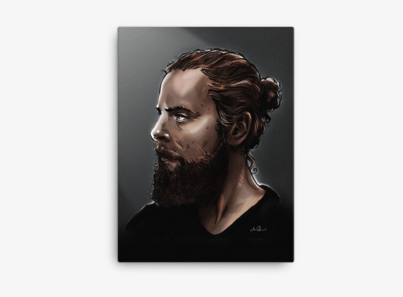 Manbun In The Dark Canvas - Bronze Sculpture, transparent png #9108764