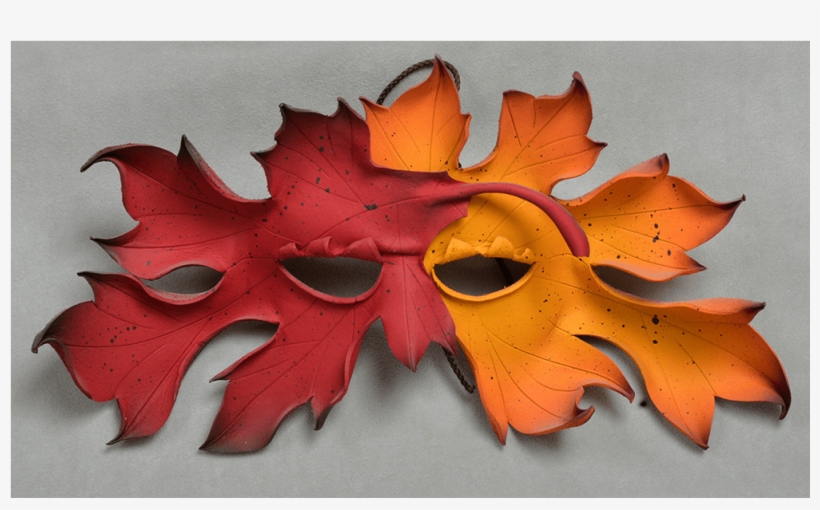 New Orleans Mardi Gras Masks Png - Maple Leaf, transparent png #9109451