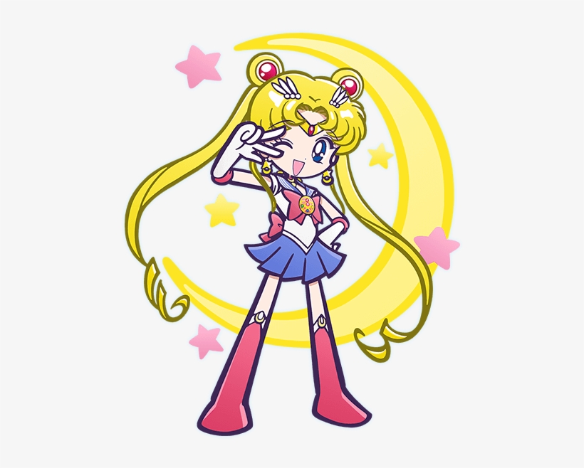Sailor Moon - ぷよ クエ セーラームーン, transparent png #9109914