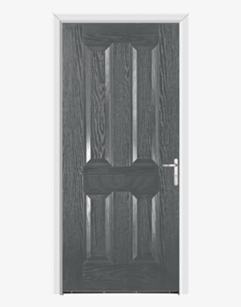 Richmond Grey External Fire Door With Frame And Ironmongery - Screen Door, transparent png #9110004