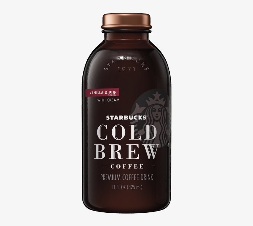 Starbucks Cold Brew Coffee Vanilla & Fig - Starbucks Cold Brew Cocoa And Honey, transparent png #9110043