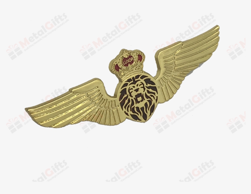 Metal Badge Personalized Wing Badge Metal Pin Gold - Golden Eagle, transparent png #9110526