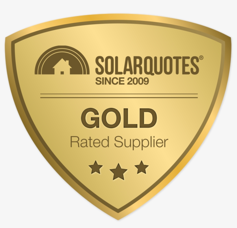 Solarquotes Gold Rated Supplier Badge - Solar Quotes Platinum, transparent png #9110637