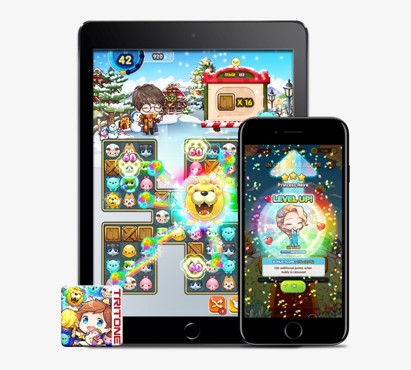 Invite New Characters To Join You On This Sweet Puzzle - Everytown Sweet: Match 3 Puzzle, transparent png #9110749