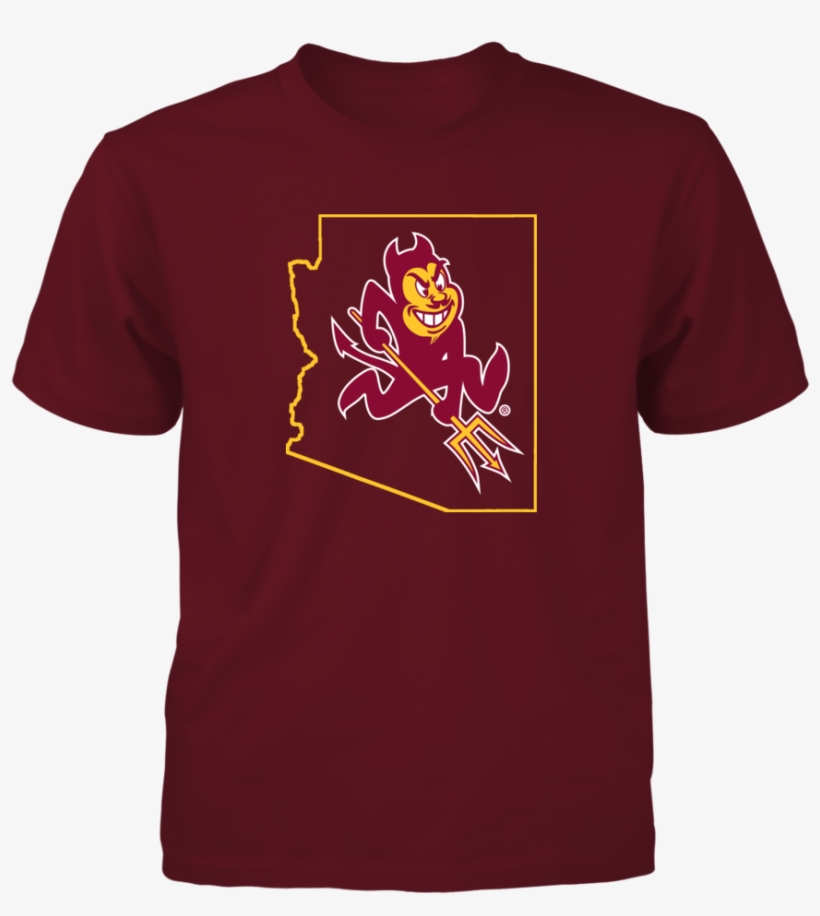 Arizona State Sun Devils - Shirt, transparent png #9110846