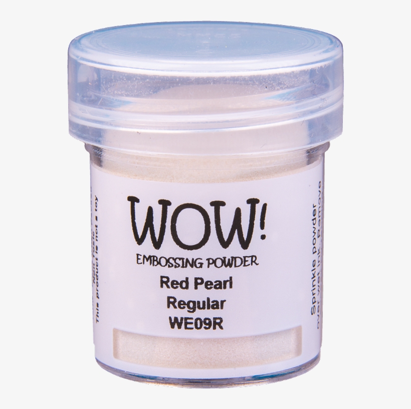 Red Pearl - Wow Embossing Powder White Pearl, transparent png #9111247