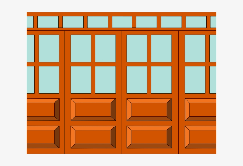 Door Clipart Wood Door - Door, transparent png #9112434