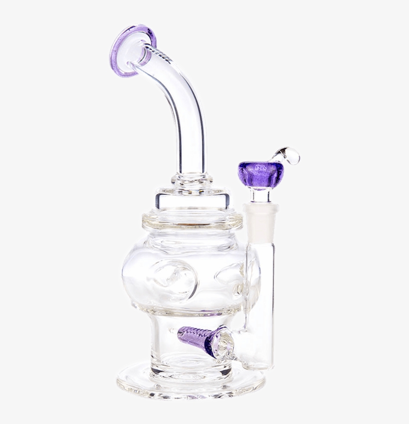 Swiss Egg Glass Bong With Inline Percolator By Purr - Sink, transparent png #9113325