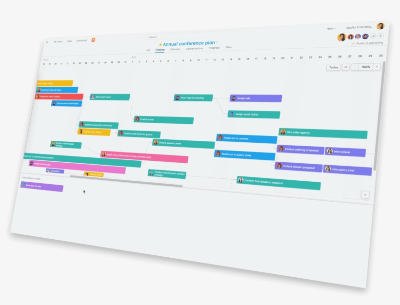 No Credit Cards Required - Asana Timeline Interface, transparent png #9113328
