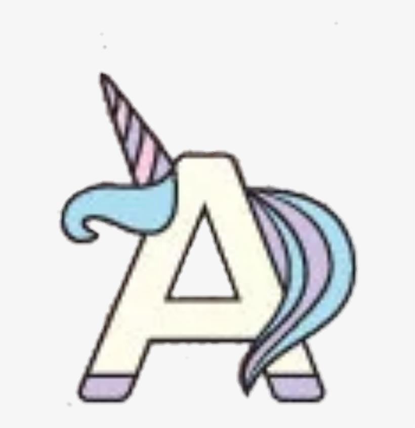 alphabet letters unicornletters letter unicorns free transparent