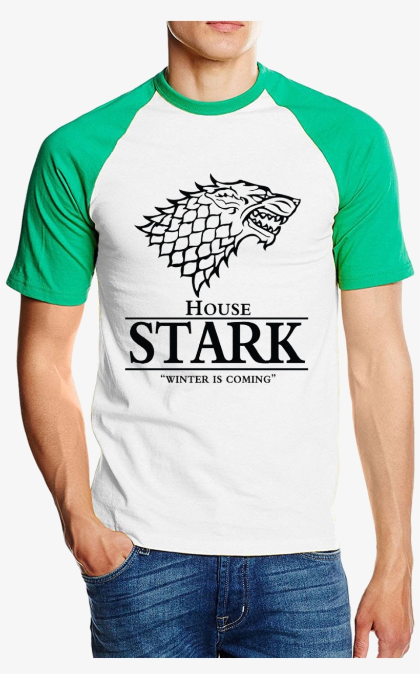 Game Of Throne Stark 100% Cotton T-shirt - Camisa Para Gamers, transparent png #9114642
