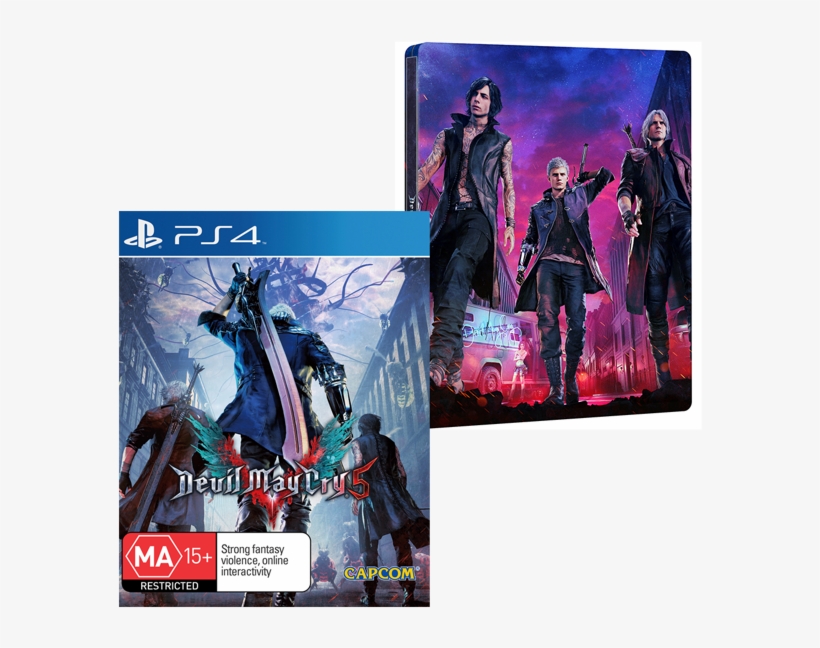 Devil May Cry V - Devil May Cry 5 Steelbook, transparent png #9115302