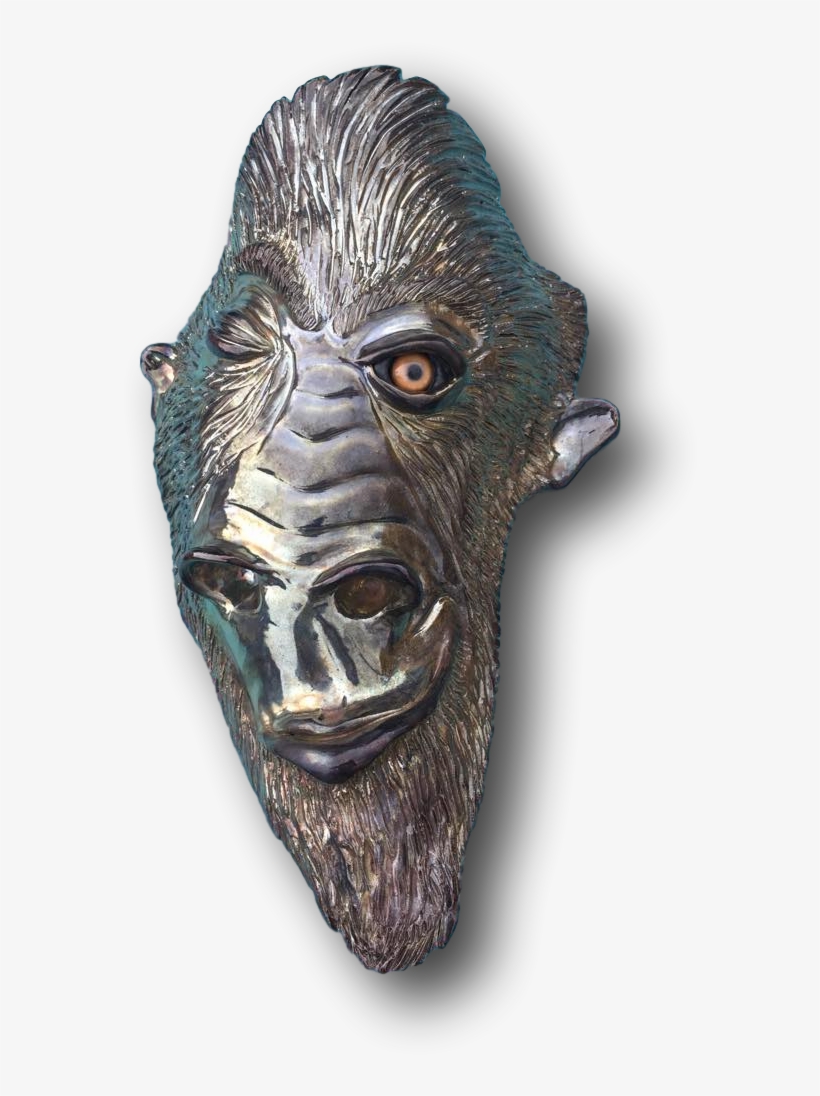 Gorilla Wall Mask Mike Quinn - Gorilla, transparent png #9115885