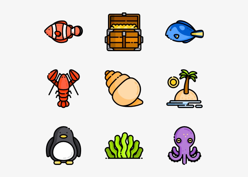 Sealife - Clip Art, transparent png #9116557