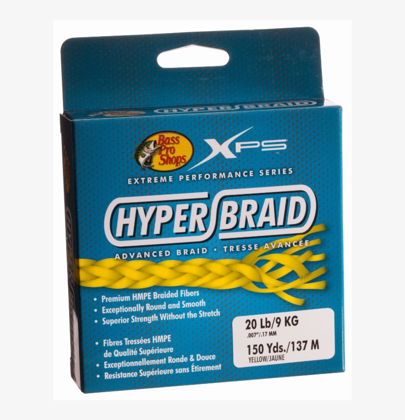 Bass Pro Shops Xps Hyper Braid Fishing Line - Household Cleaning Supply, transparent png #9116790